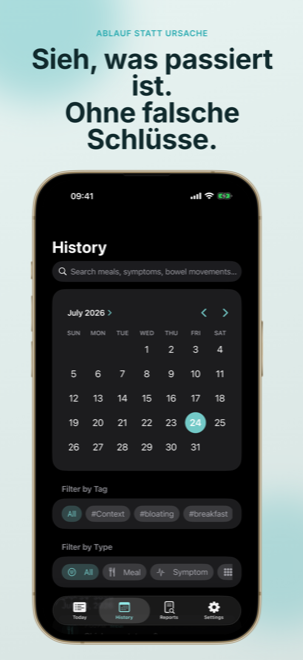 Digest Diary auf dem iPhone screenshot 3