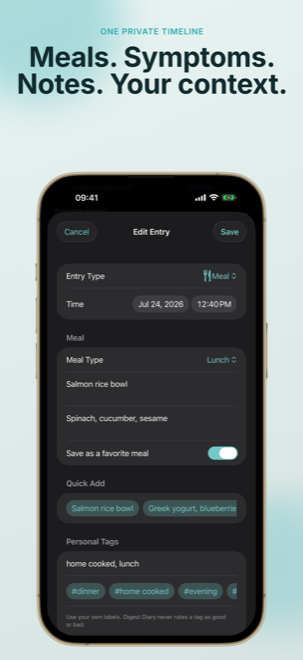 See Digest Diary on iPhone screenshot 5