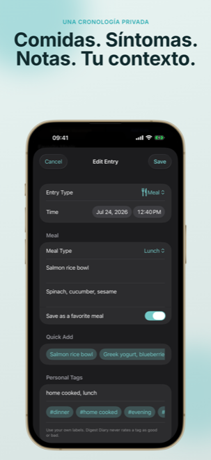 Ve Digest Diary en el iPhone screenshot 5